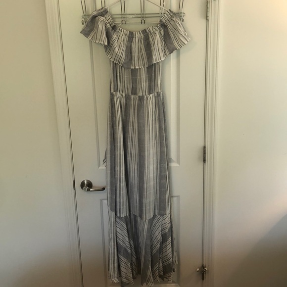 Express Off the Shoulder Ruffle Dress- small - Picture 5 of 8